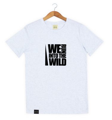 Magnetotermia Style. Camiseta orgánica ecofriendly We Run in to the wild. Eco responsables.