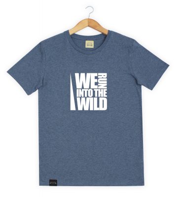 Magnetotermia Style. Camiseta orgánica ecofriendly We Run in to the wild. Eco responsables.