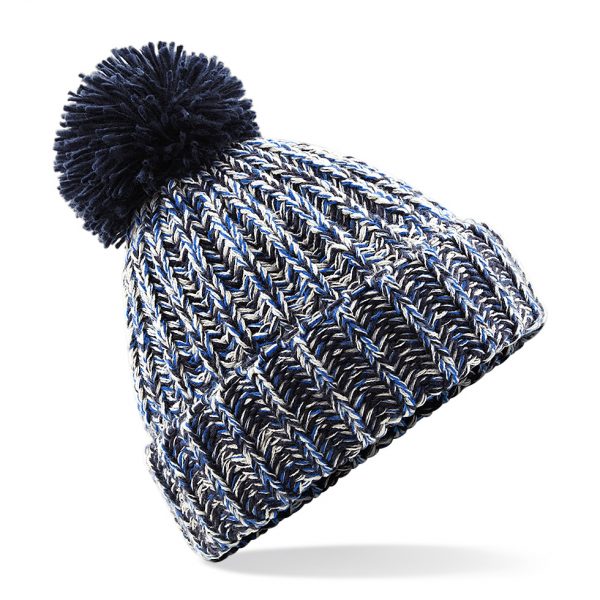 Gorro Polar Premium con Pompón Navy. Abrígate con Magnetotermia